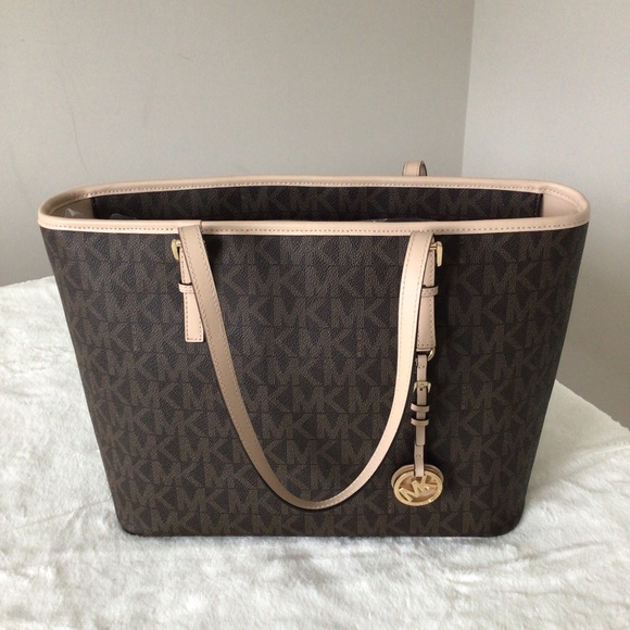 100% Autenthic Michael Kors Jet Set Medium Tote - Picture 1 of 15